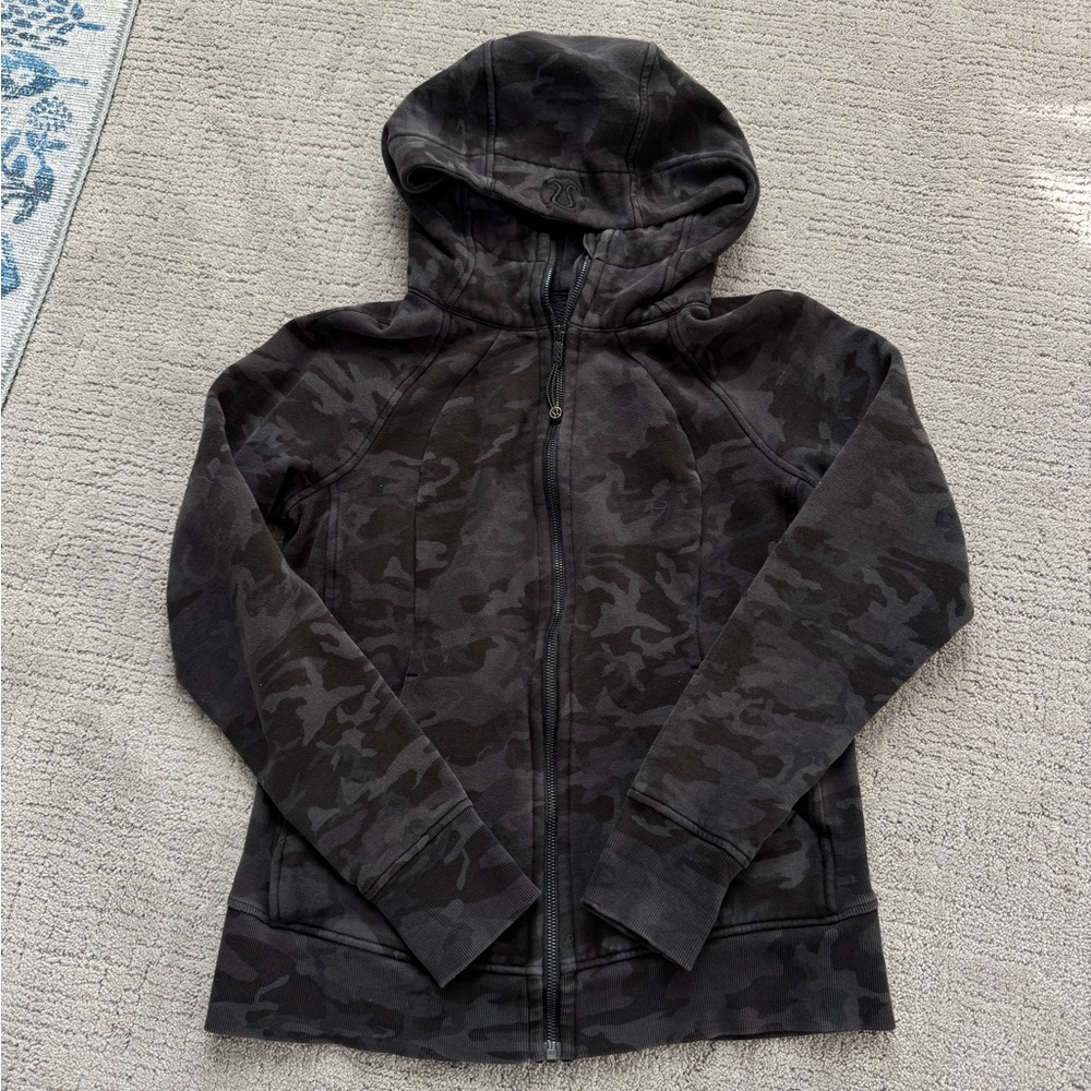 Lululemon Camo Full-Zip Scuba